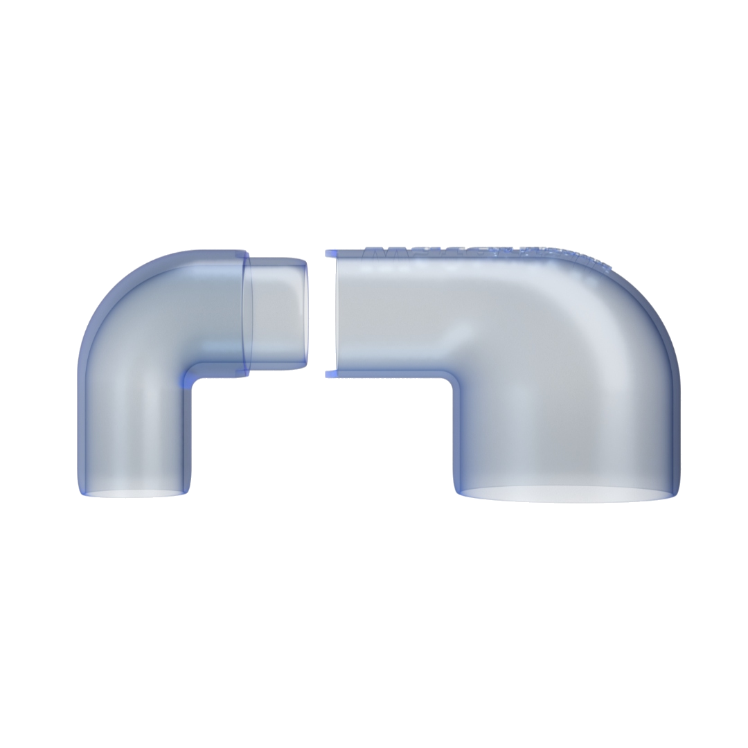 Waterfall — front U-channel view